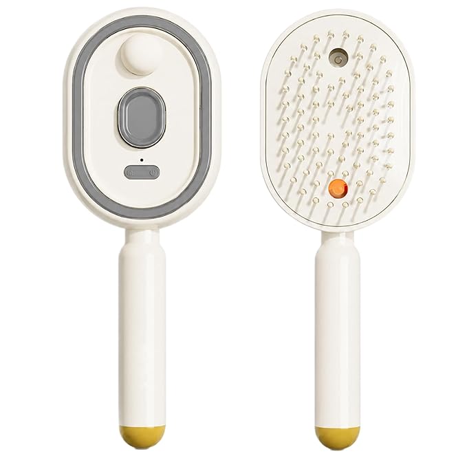 Electric Steam Hair Spa Brush™ | Hydrating Mist, Scalp Massage & Detangling Comb