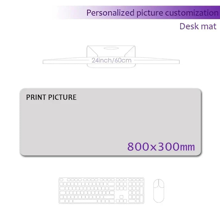 Desktop mat with mouse pad