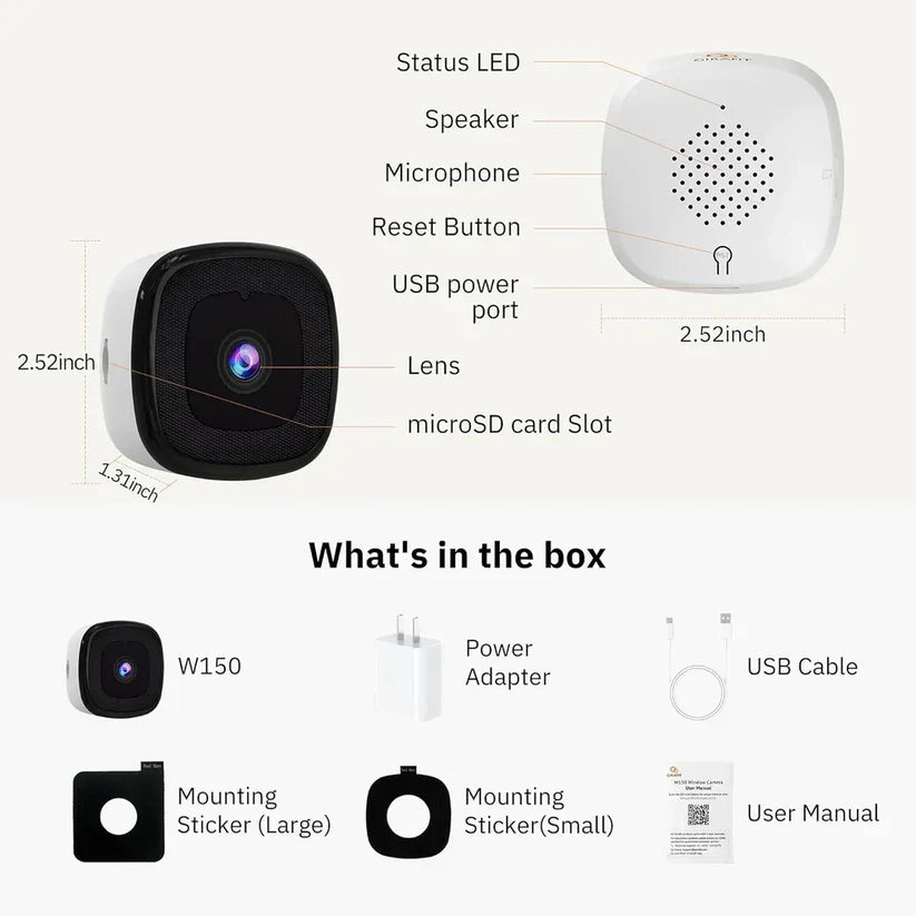 ChroMax 3MP 2K Dual-Band Indoor Security Cam