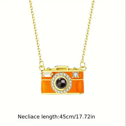 Customizable Camera Projector Necklace