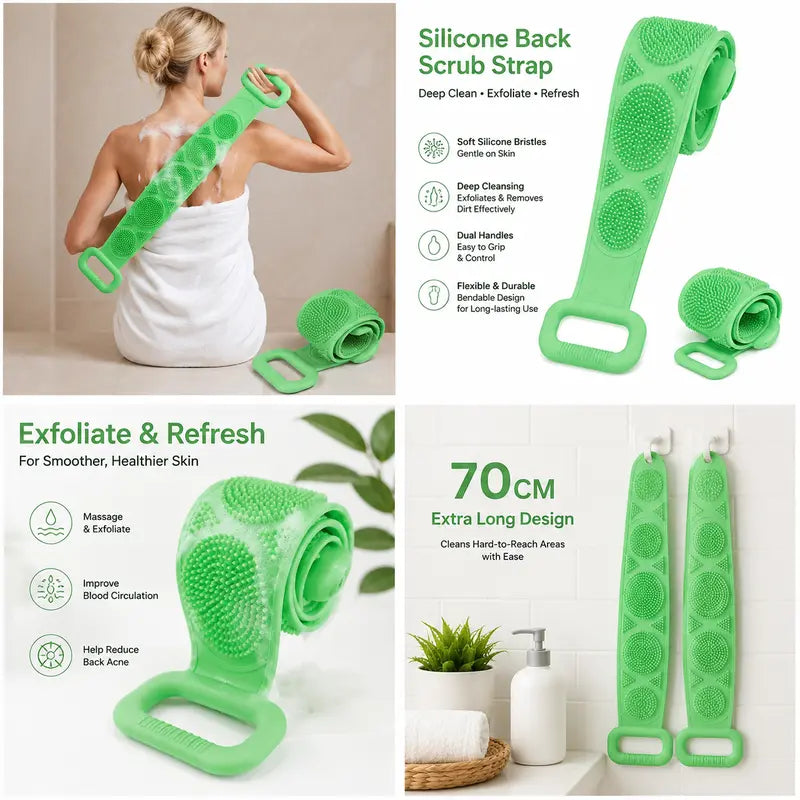 Deep Clean Silicone Back Scrubber