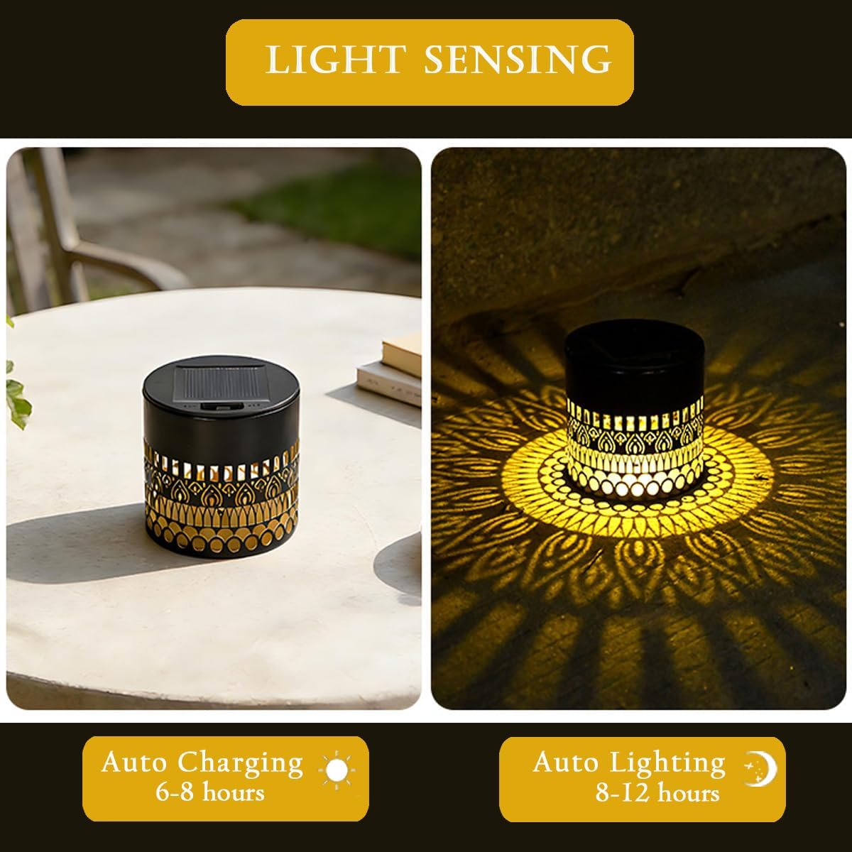 AuraGlow™ Solar Lantern