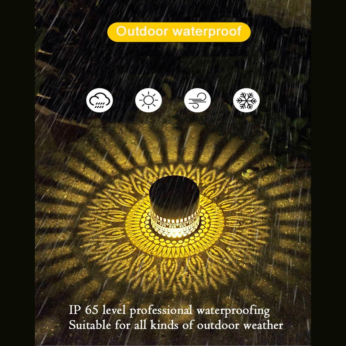 AuraGlow™ Solar Lantern