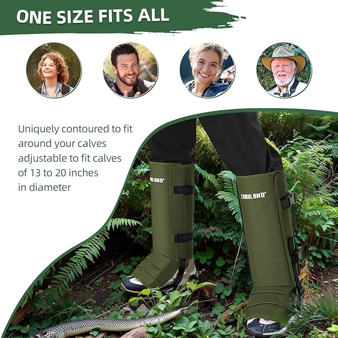 Heavy-Duty All Terrain Outdoor Protection Gaiters
