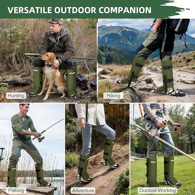 Heavy-Duty All Terrain Outdoor Protection Gaiters