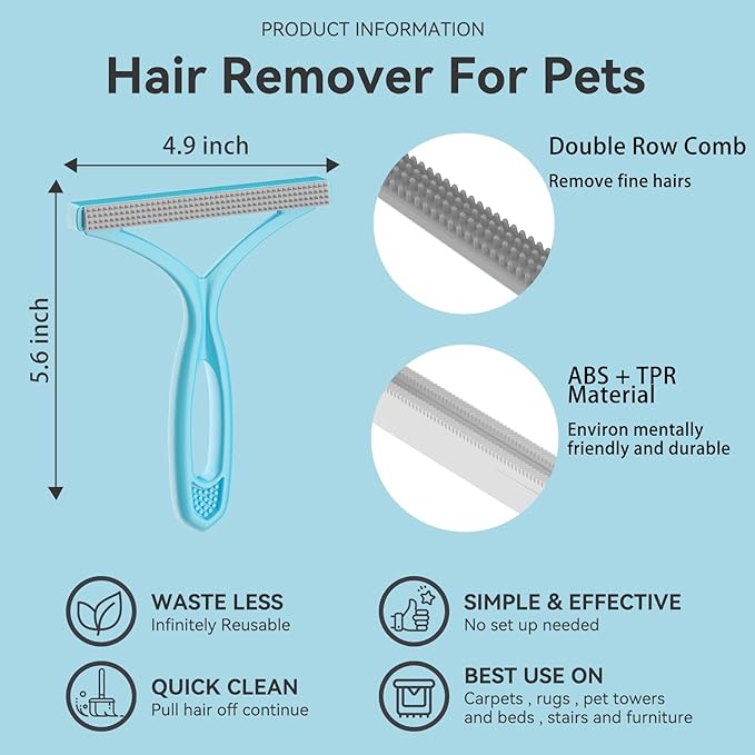 Pet Hair & Lint Remover Rake Amigoinaura