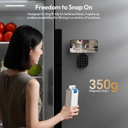 PowerMag – Dual Lock Magnetic Phone Mount with Vacuum Suction & 360° Rotation