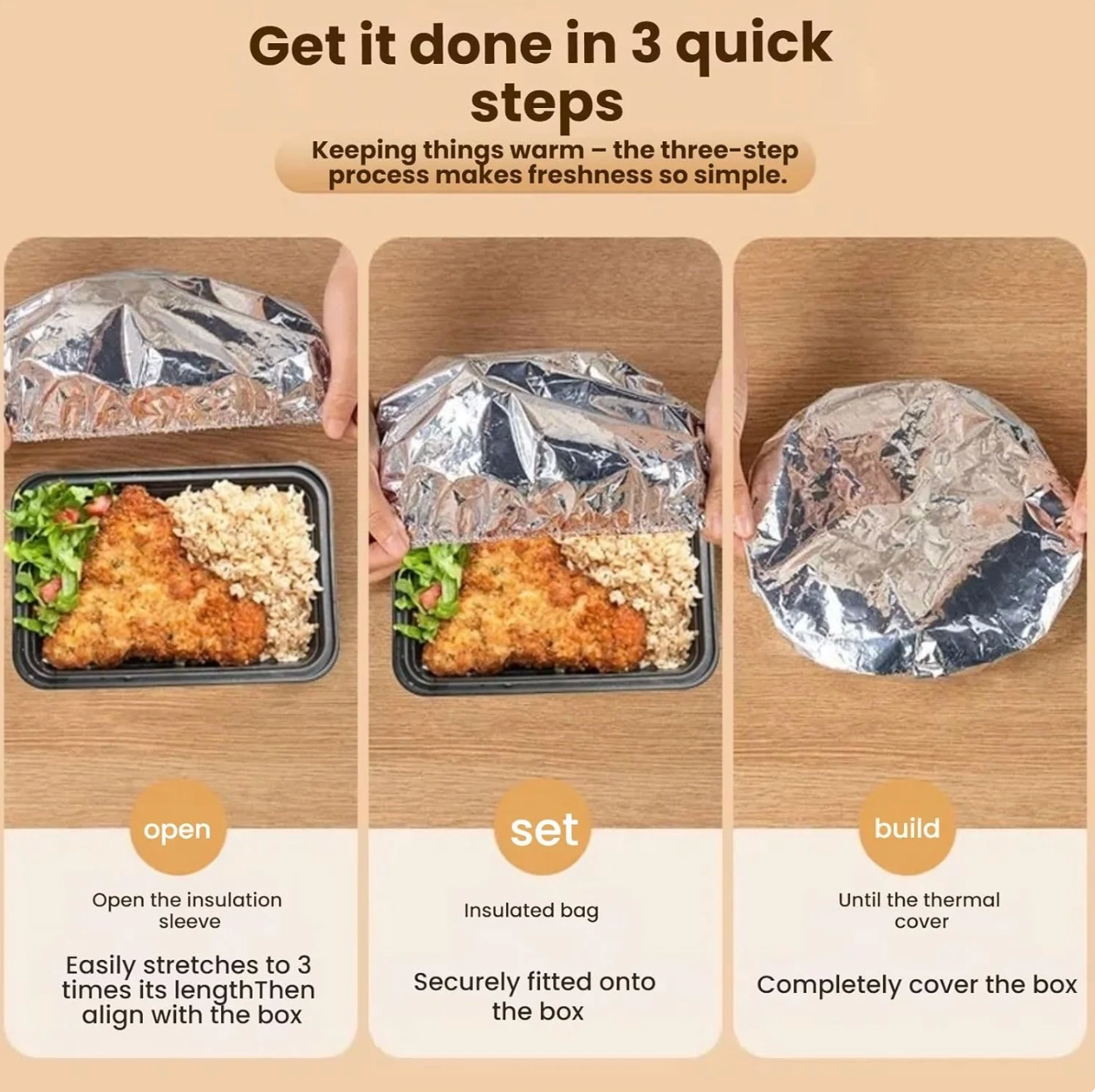 FreshSeal™ Reusable Foil Covers