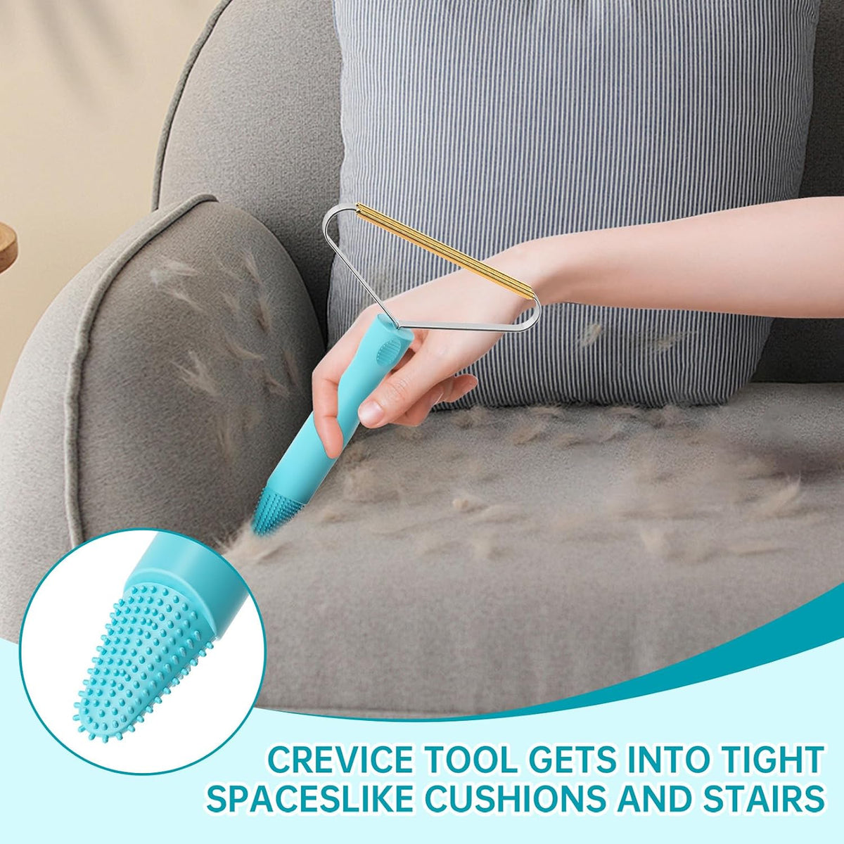 Pet Hair & Lint Remover Rake Amigoinaura