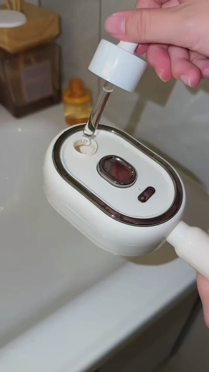 Electric Steam Hair Spa Brush™ | Hydrating Mist, Scalp Massage & Detangling Comb